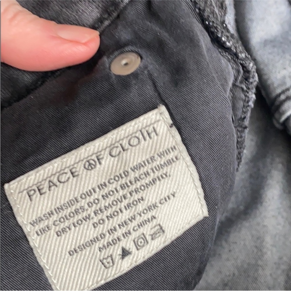 Peace of Cloth Washed Black Skinny Jeans 10 - Picture 6 of 9